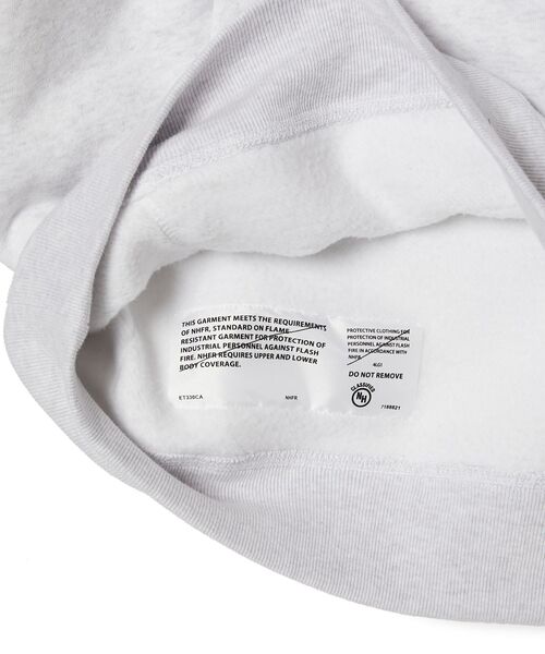 N.HOOLYWOOD(N.ハリウッド)の「HOODED PARKA(スウェット・メンズ・アッシュグレー/ブラック・40/38/36)」の3枚目の写真