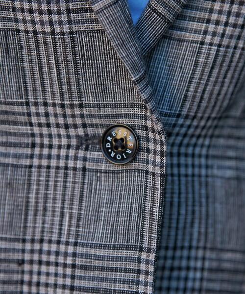 DRESSTERIOR（ドレステリア）の「ウォッシャブルリネンライトジャケット（テーラードジャケット・レディース・ブラック系3/ブラック系1・34/38/36）」の10枚目の写真