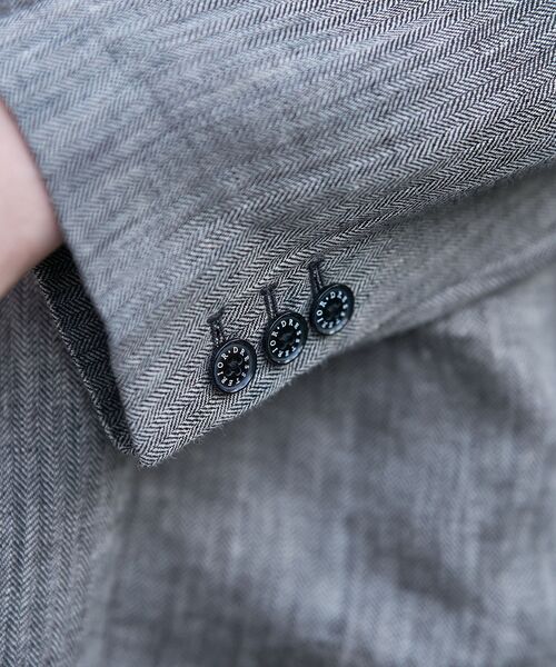 DRESSTERIOR（ドレステリア）の「ウォッシャブルリネンライトジャケット（テーラードジャケット・レディース・ブラック系3/ブラック系1・34/38/36）」の19枚目の写真