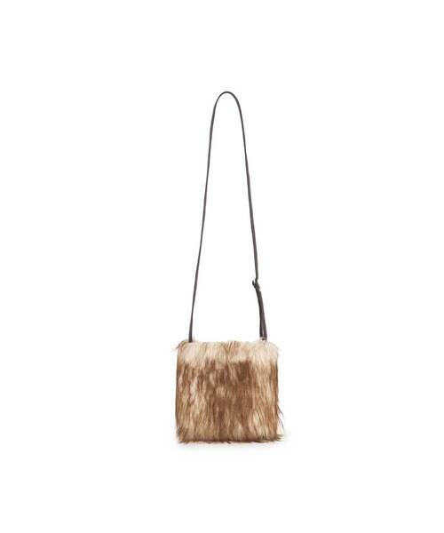 MUWM(ムウム)の「ファーリーパーバッグ Furry Paw Bag (2カラー)(メッセンジャーバッグ・レディース・ブラウン/ライトブラウン・FREE)」の2枚目の写真