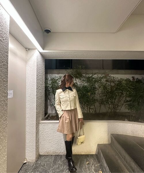 SHOEHI(シューハイ)の「ジェンマカフスロングブーツ_B2311(2カラー)(ブーツ・レディース・ブラック/カーキ・22.5cm/23cm)」の5枚目の写真