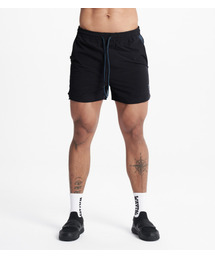 WAYDN（ウェイドゥン）の「ダブルストリングパネルショーツブラック（その他パンツ）」