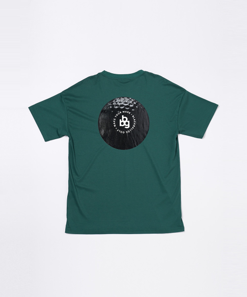 BLACKBALLED(ブラックボールド)の「BBG ゴルフボールロゴ 半袖Tシャツ GREEN(Tシャツ/カットソー・メンズ・その他・SMALL/MEDIUM/LARGE/X-LARGE)」の1枚目の写真