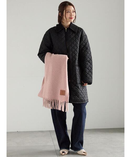 Te chichi（テチチ）の「フリンジカラーマフラー（ストール/ショール・レディース・グレー/ベージュ/サックスブルー/ピンク・F）」の9枚目の写真