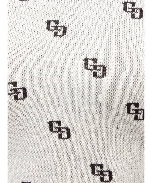 GYDA（ジェイダ）の「GG patternタイトニットトップス（ニット/セーター・レディース・オフホワイト/ブラック・FREE）」の20枚目の写真