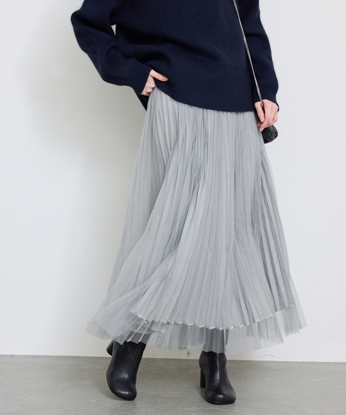 SLOBE IENA(スローブイエナ)の「《追加》リバーシブルプリーツスカート(スカート・レディース・ブラック/ブラウン/ライトグレー・FREE)」の11枚目の写真