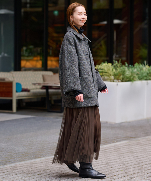 SLOBE IENA(スローブイエナ)の「《追加》リバーシブルプリーツスカート(スカート・レディース・ブラック/ブラウン/ライトグレー・FREE)」の16枚目の写真