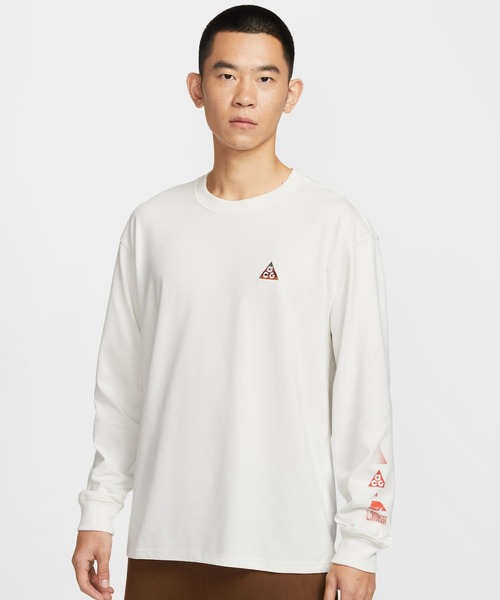 NIKE ACG(ナイキエィシージー)の「NIKE AS M NRG ACG DF CNY LS TEE / ナイキ NRG ACG DF CNY L/S Tシャツ GCE 【SP】(Tシャツ/カットソー・メンズ・アイボリー・M/S/XL/L)」の2枚目の写真