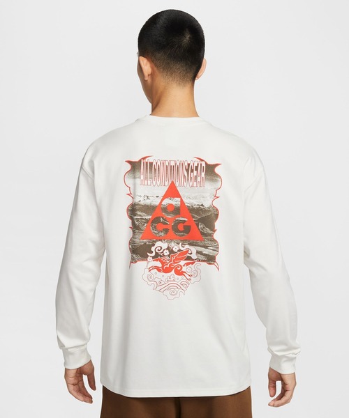 NIKE ACG(ナイキエィシージー)の「NIKE AS M NRG ACG DF CNY LS TEE / ナイキ NRG ACG DF CNY L/S Tシャツ GCE 【SP】(Tシャツ/カットソー・メンズ・アイボリー・M/S/XL/L)」の8枚目の写真