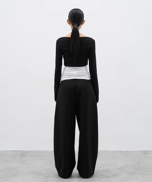 EIGHTHMONTH(エイスマンス)の「ポケットステッチワイドパンツ EM25a167【EIGHTHMONTH】(その他パンツ・レディース・ブラック・M/L/S)」の14枚目の写真