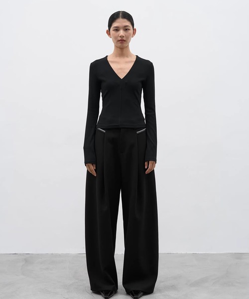 EIGHTHMONTH(エイスマンス)の「ポケットステッチワイドパンツ EM25a167【EIGHTHMONTH】(その他パンツ・レディース・ブラック・M/L/S)」の22枚目の写真