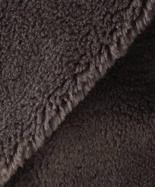 B.C STOCK（ベーセーストック）の「《S/Mサイズ展開》リバーシブルムートンライクコート2（ムートンコート・レディース・ブラック/ブラウン・SMALL/MEDIUM）」の17枚目の写真