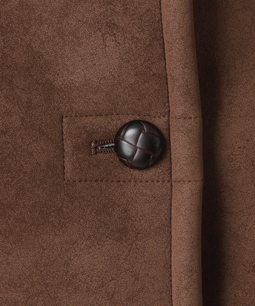 B.C STOCK（ベーセーストック）の「《S/Mサイズ展開》リバーシブルムートンライクコート2（ムートンコート・レディース・ブラック/ブラウン・SMALL/MEDIUM）」の19枚目の写真