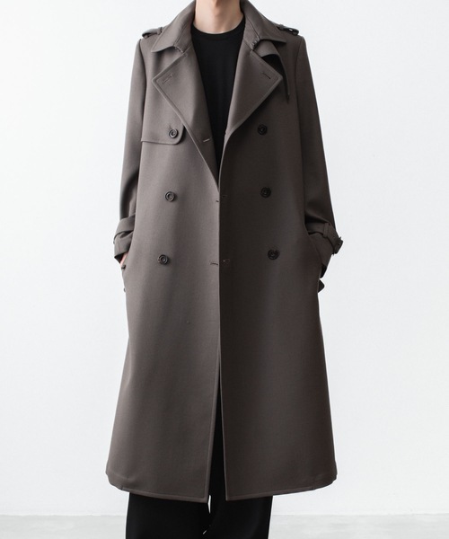 ato（アトウ）の「NEW WOOL TRENCH COAT（トレンチコート）」 - WEAR