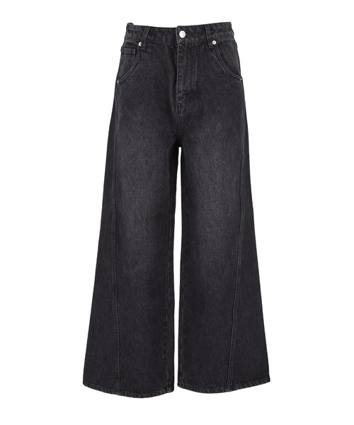 coca(coca)(コカ)の「ツイストシームデニムパンツ(デニムパンツ・レディース・ブラック/ブルー・L/M/S)」の20枚目の写真