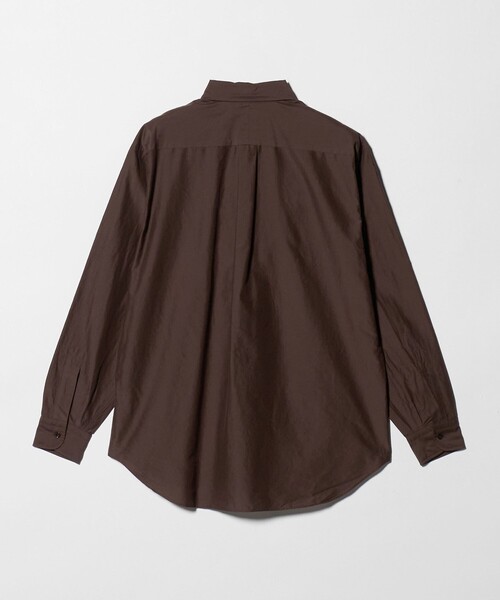 UNITED ARROWS(ユナイテッドアローズ)の「ヨネザワ シルクポプリン ボタンダウン シャツ「 SLOW & 」(シャツ/ブラウス・メンズ・ダークブラウン/ライトブルー・XL/L/M/S)」の18枚目の写真