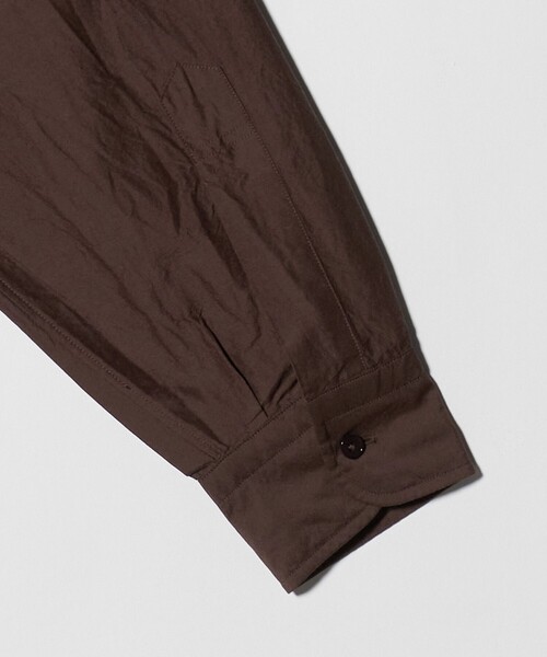 UNITED ARROWS(ユナイテッドアローズ)の「ヨネザワ シルクポプリン ボタンダウン シャツ「 SLOW & 」(シャツ/ブラウス・メンズ・ダークブラウン/ライトブルー・XL/L/M/S)」の20枚目の写真