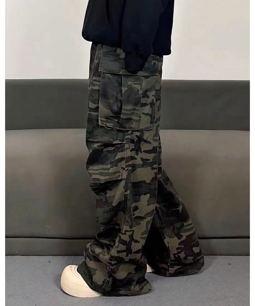 inst.ALL(インストール)の「ミリタリールーズカーゴパンツ(カーゴパンツ・レディース・カーキ・S/M/L)」の14枚目の写真