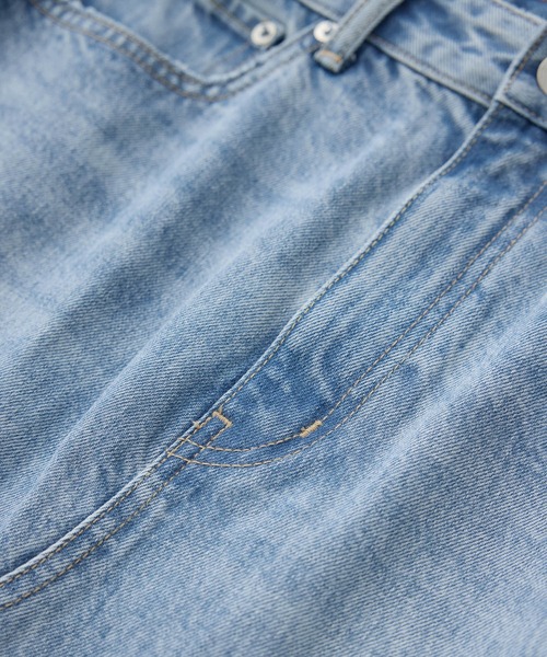 SALON adam et rope'（サロン アダム エ ロペ）の「【WEB限定】リメイクライクデニムスカート（デニムスカート・レディース・サックスブルー/オフホワイト・S/M）」の14枚目の写真