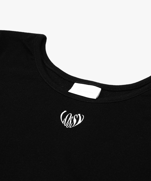 LOSSYROW（ロッシロー）の「Fitted U-neck Short Sleeve  Black（Tシャツ/カットソー・レディース・その他・FREE）」の6枚目の写真