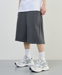 ARRAYED（アレイド）の「コンフィインバーテッドプリーツスウェットハーフパンツ[DARK GRAY]（その他パンツ）」