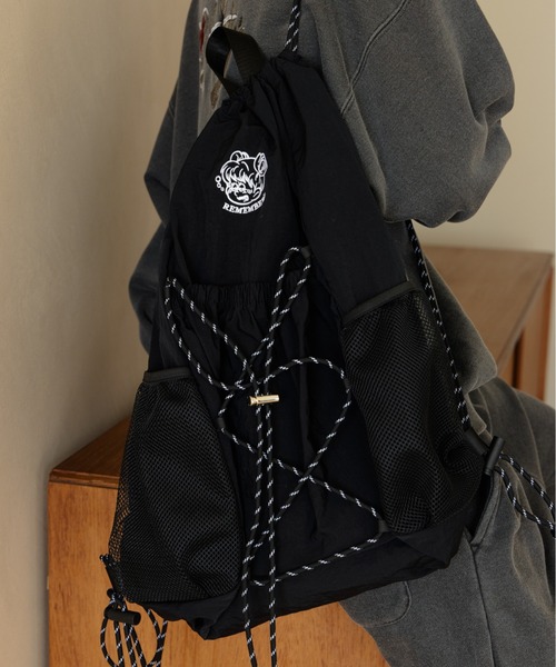 メッシュポケットナップサック / Mesh Pocket Gym Sack（バックパック