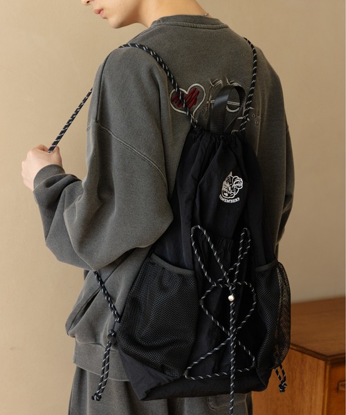 メッシュポケットナップサック / Mesh Pocket Gym Sack（バックパック