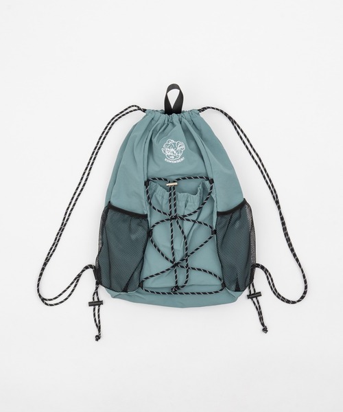 Remember.(リメンバー)の「メッシュポケットナップサック / Mesh Pocket Gym Sack(バックパック/リュック・メンズ・グリーン/ブラック/ブルー・FREE)」の6枚目の写真