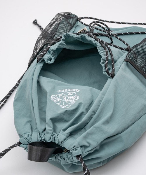 Remember.(リメンバー)の「メッシュポケットナップサック / Mesh Pocket Gym Sack(バックパック/リュック・メンズ・グリーン/ブラック/ブルー・FREE)」の15枚目の写真