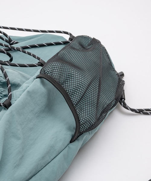 Remember.(リメンバー)の「メッシュポケットナップサック / Mesh Pocket Gym Sack(バックパック/リュック・メンズ・グリーン/ブラック/ブルー・FREE)」の16枚目の写真
