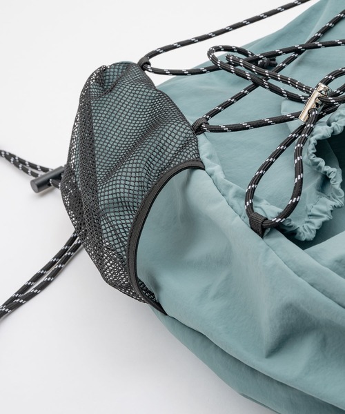 Remember.(リメンバー)の「メッシュポケットナップサック / Mesh Pocket Gym Sack(バックパック/リュック・メンズ・グリーン/ブラック/ブルー・FREE)」の17枚目の写真