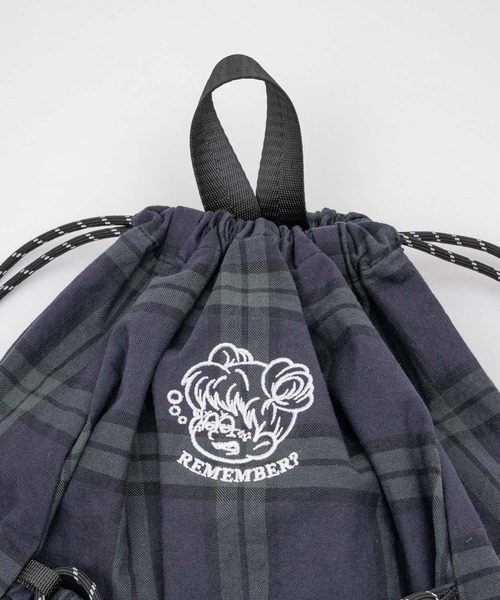 Remember.(リメンバー)の「メッシュポケットナップサック / Mesh Pocket Gym Sack(バックパック/リュック・メンズ・グリーン/ブラック/ブルー・FREE)」の10枚目の写真