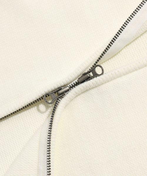 ISTKUNST（イストクンスト）の「STAR TRACK KNIT ZIP UP_IVORY(IK2FFMK684A)（ニット/セーター・レディース・アイボリー・S/M/L）」の7枚目の写真