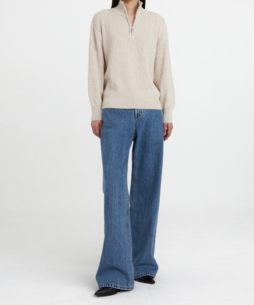 YOUTH(ユース)の「Womens Oversized Half-zip Knit(ニット/セーター・レディース・その他・ONE SIZE)」の1枚目の写真