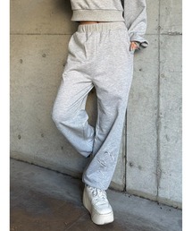 EGOIST（エゴイスト）の「裾ロゴラメ裏毛パンツ（スウェットパンツ）」