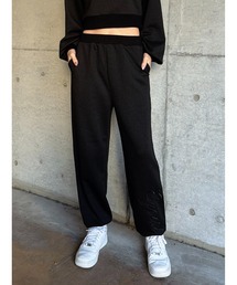 EGOIST（エゴイスト）の「裾ロゴラメ裏毛パンツ（スウェットパンツ）」