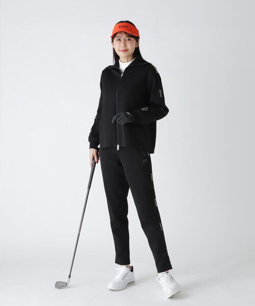 MASTER BUNNY EDITION(マスターバニーエディション)の「【MASTER BUNNY EDITION】REGENTニットトラック風パンツ(その他パンツ・レディース・ブラック/ベージュ・MEDIUM/LARGE/SMALL)」の5枚目の写真