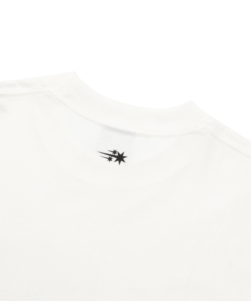 NICE GHOST CLUB(ナイスゴーストクラブ)の「モーターサイクル ブルーボーイ ビッグビッグTシャツ_ホワイト(NG2FMUT541A)(Tシャツ/カットソー・レディース・その他・S/M)」の6枚目の写真