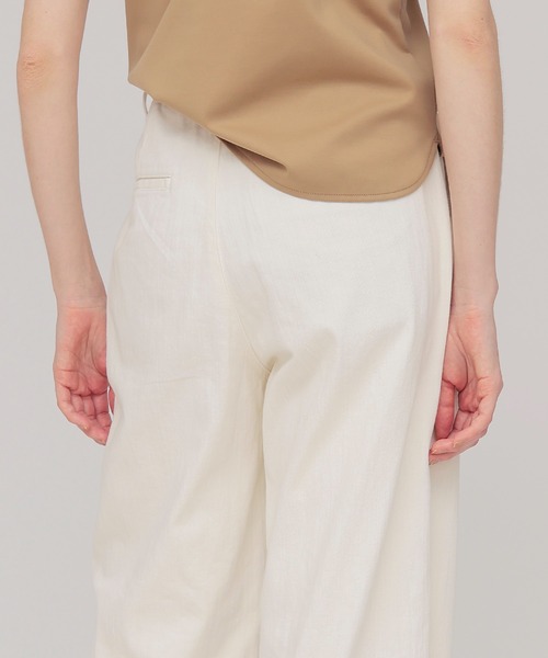 YANUK(ヤヌーク)の「YANUK / Relax LILITH WHITE(リラックスストレートデニム 57162309)(デニムパンツ・レディース・ホワイト・38/36)」の7枚目の写真