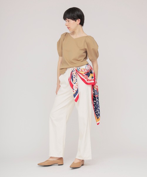 YANUK(ヤヌーク)の「YANUK / Relax LILITH WHITE(リラックスストレートデニム 57162309)(デニムパンツ・レディース・ホワイト・38/36)」の10枚目の写真