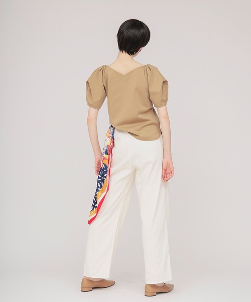 YANUK(ヤヌーク)の「YANUK / Relax LILITH WHITE(リラックスストレートデニム 57162309)(デニムパンツ・レディース・ホワイト・38/36)」の11枚目の写真