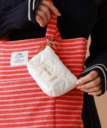 tiny tiny（ティニーティニー）の「アソート生地ポーチチャーム[tiny tiny(ティニーティニー)]（チャーム）」