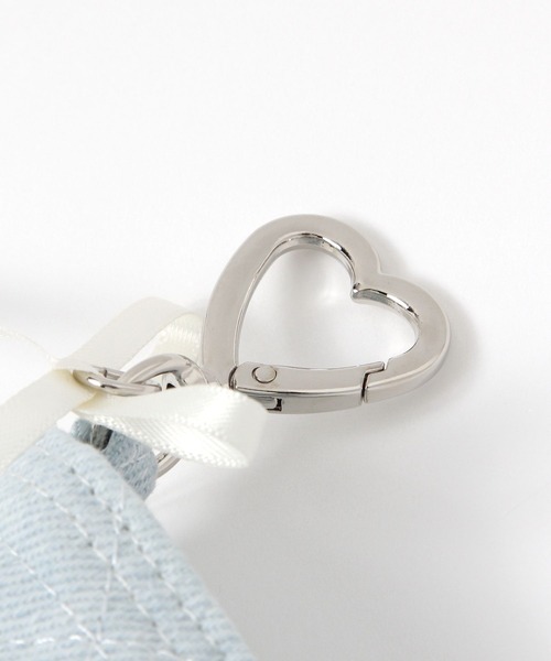 tiny tiny（ティニーティニー）の「アソート生地ポーチチャーム[tiny tiny(ティニーティニー)]（チャーム・レディース・ホワイト/ライトブルー・0）」の10枚目の写真