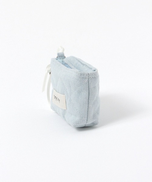 tiny tiny（ティニーティニー）の「アソート生地ポーチチャーム[tiny tiny(ティニーティニー)]（チャーム・レディース・ホワイト/ライトブルー・0）」の12枚目の写真