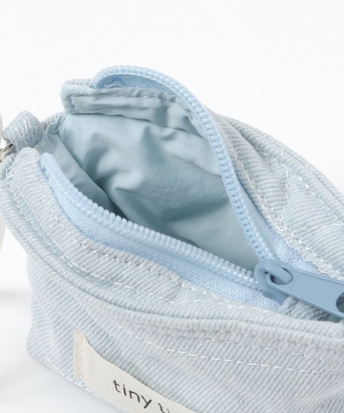 tiny tiny（ティニーティニー）の「アソート生地ポーチチャーム[tiny tiny(ティニーティニー)]（チャーム・レディース・ホワイト/ライトブルー・0）」の16枚目の写真