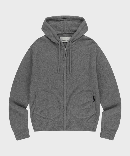 THEVINYLHOUSE(ザバイニルハウス)の「ROUND POCKET KNIT ZIP-UP GREY(パーカー・メンズ・その他・S/M/L)」の7枚目の写真