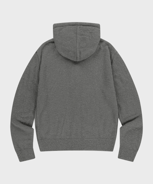 THEVINYLHOUSE(ザバイニルハウス)の「ROUND POCKET KNIT ZIP-UP GREY(パーカー・メンズ・その他・S/M/L)」の8枚目の写真