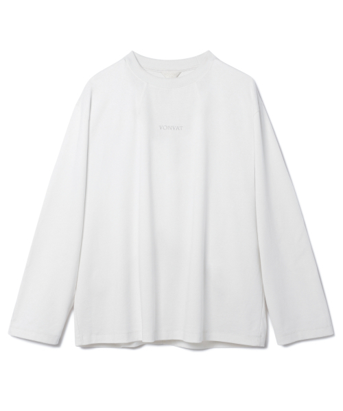 VONVAT(ヴォンバト)の「Biker Incision Long Sleeve (Off-White)(Tシャツ/カットソー・レディース・その他・2/3)」の1枚目の写真