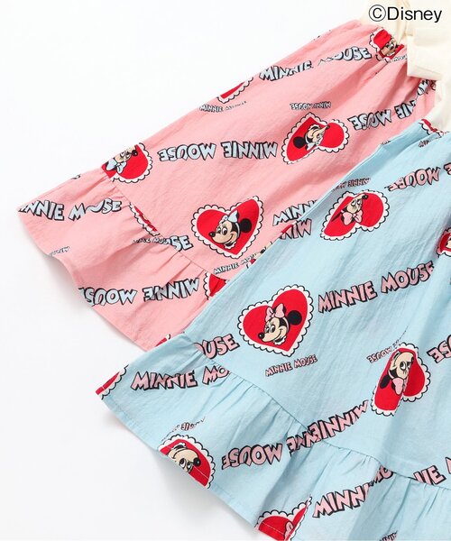Disney(ディズニー)の「ディズニーキャラクター ミニー / ドッキングワンピース(ワンピース・キッズ・ブルー/ピンク・90/100/110/120/80)」の11枚目の写真