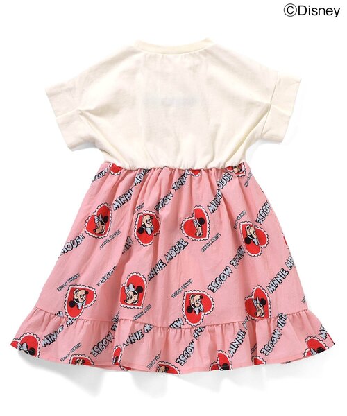 Disney(ディズニー)の「ディズニーキャラクター ミニー / ドッキングワンピース(ワンピース・キッズ・ブルー/ピンク・90/100/110/120/80)」の9枚目の写真